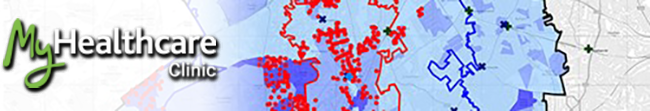 Potential new site location analysis for MyHealthcare Clinic