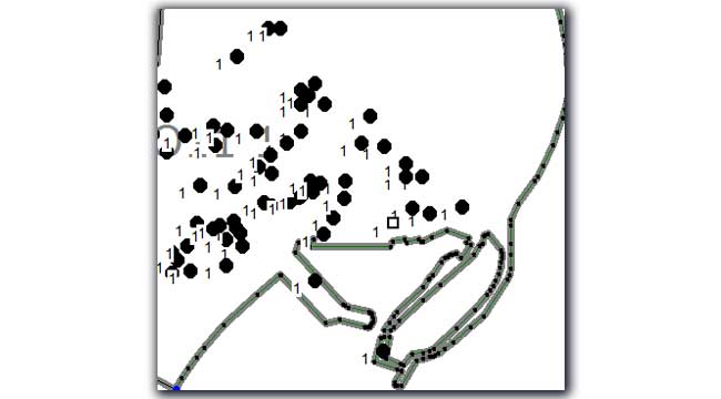 Postcodes around Scarborough - including on the pier.