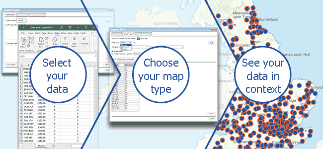 An example import tool from our own mapping program - MapVision