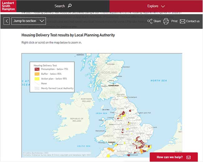 The final MapVision project nested in the LSH website using an i-frame.